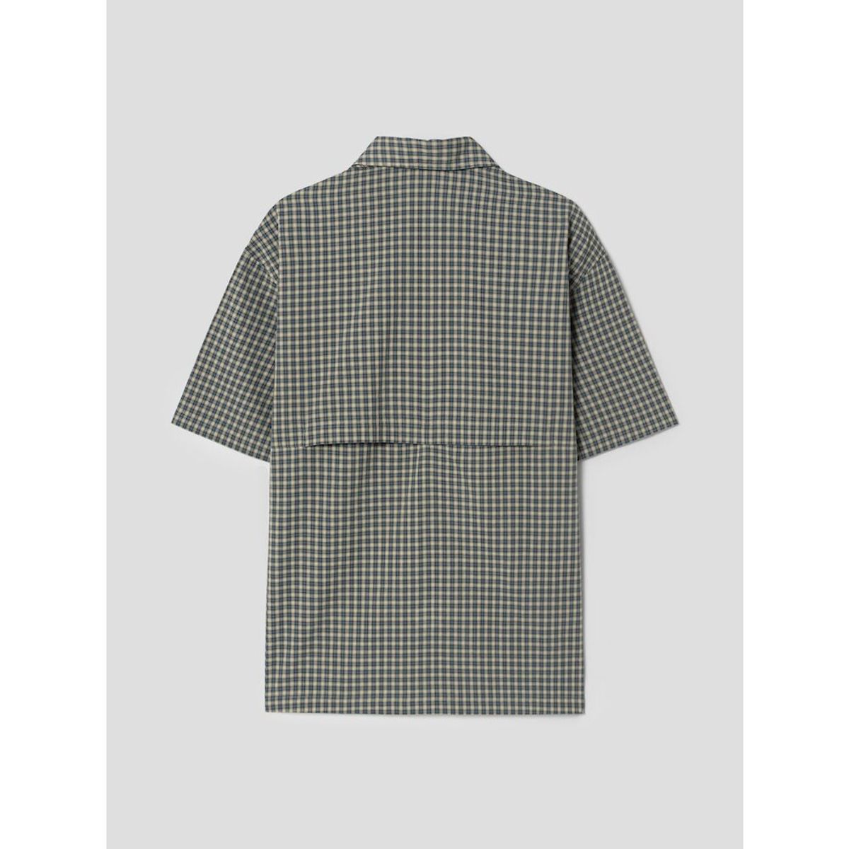 시프트지(SHIFT.G) Micro Pattern Cloud Shirts  Mustard