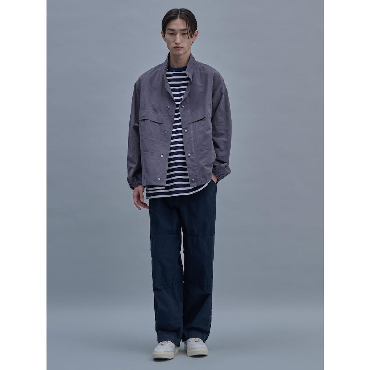 시프트지(SHIFT.G) Cotton Linen ZoomIn Shirts  Ash