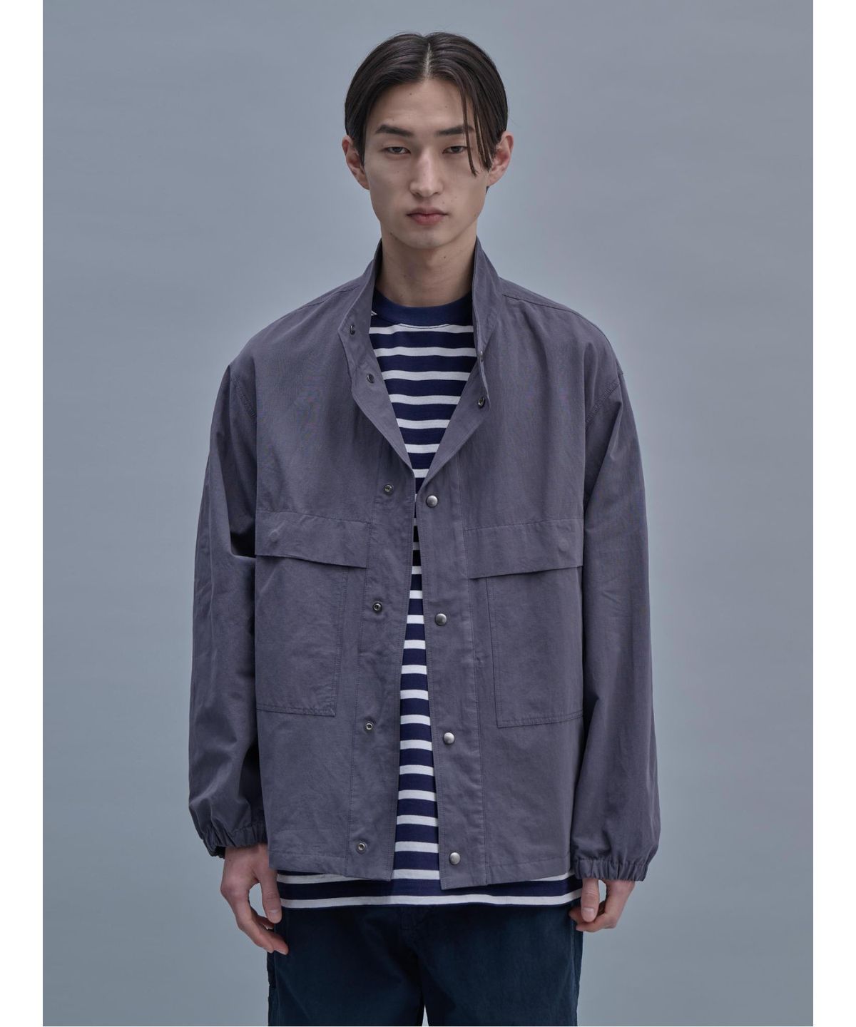 시프트지(SHIFT.G) Cotton Linen ZoomIn Shirts  Ash