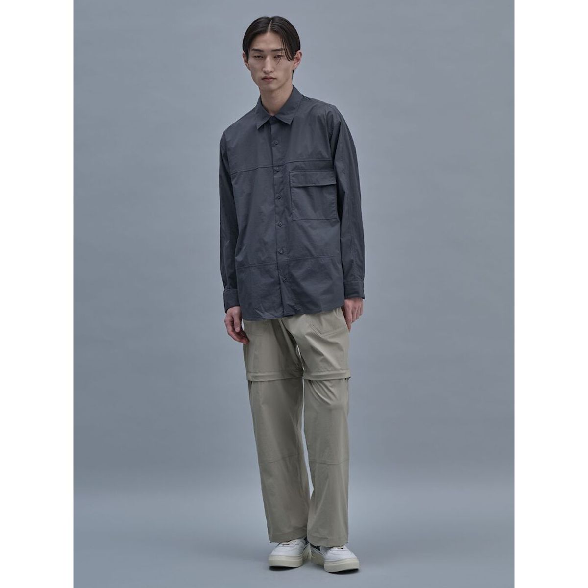 시프트지(SHIFT.G) Utility Cloud Shirts  Ash