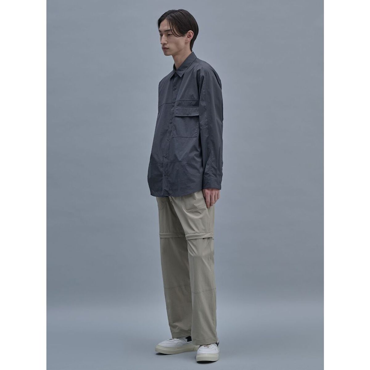 시프트지(SHIFT.G) Utility Cloud Shirts  Ash
