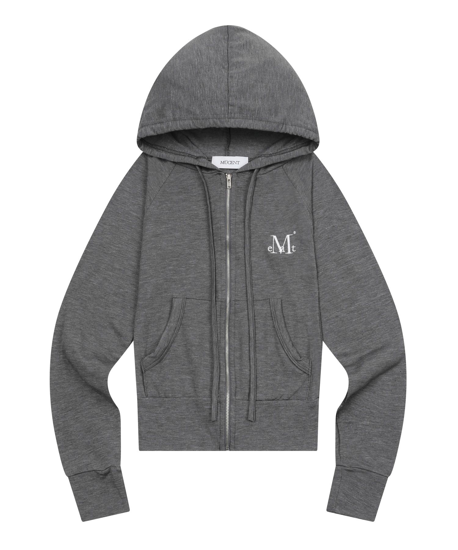 【MUCENT】 LIGHT UP CROP HOOD ZIP-UP /追跡付 MUSINSA | MUCENT Light Up Slim Fit Crop Hoodie (4 Colors)