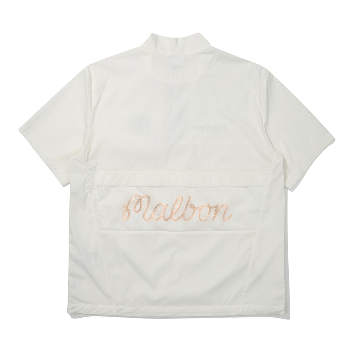 말본 골프(MALBON GOLF) 버킷 포인트 우븐 아노락 OFF WHITE