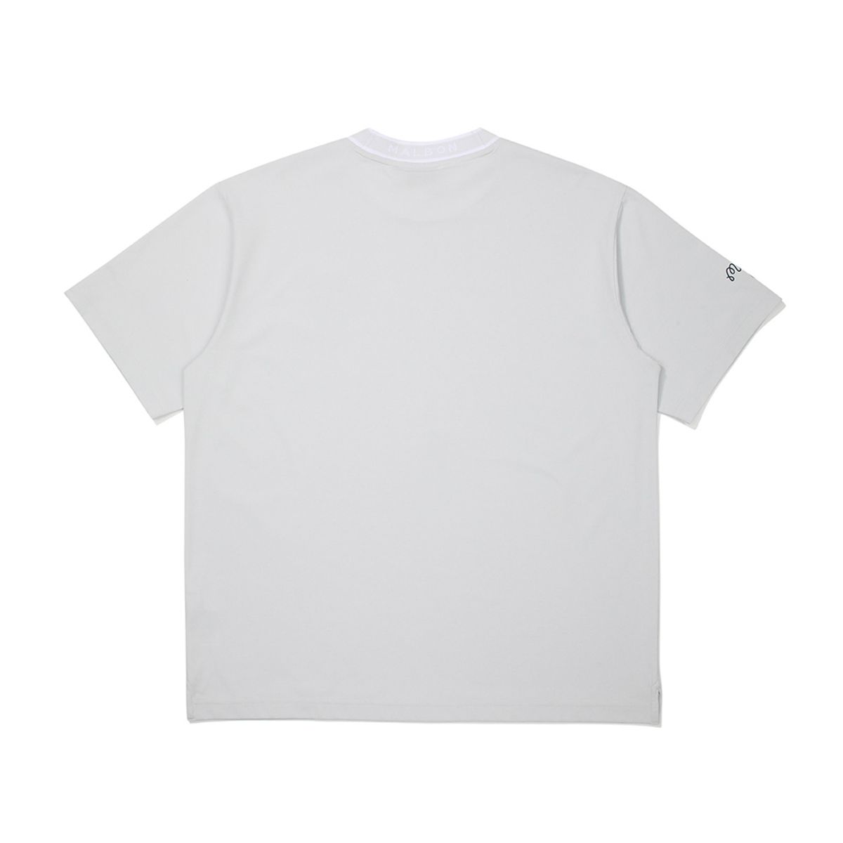 말본 골프(MALBON GOLF) 버킷 반팔 모크넥 LIGHT GRAY (MAN)