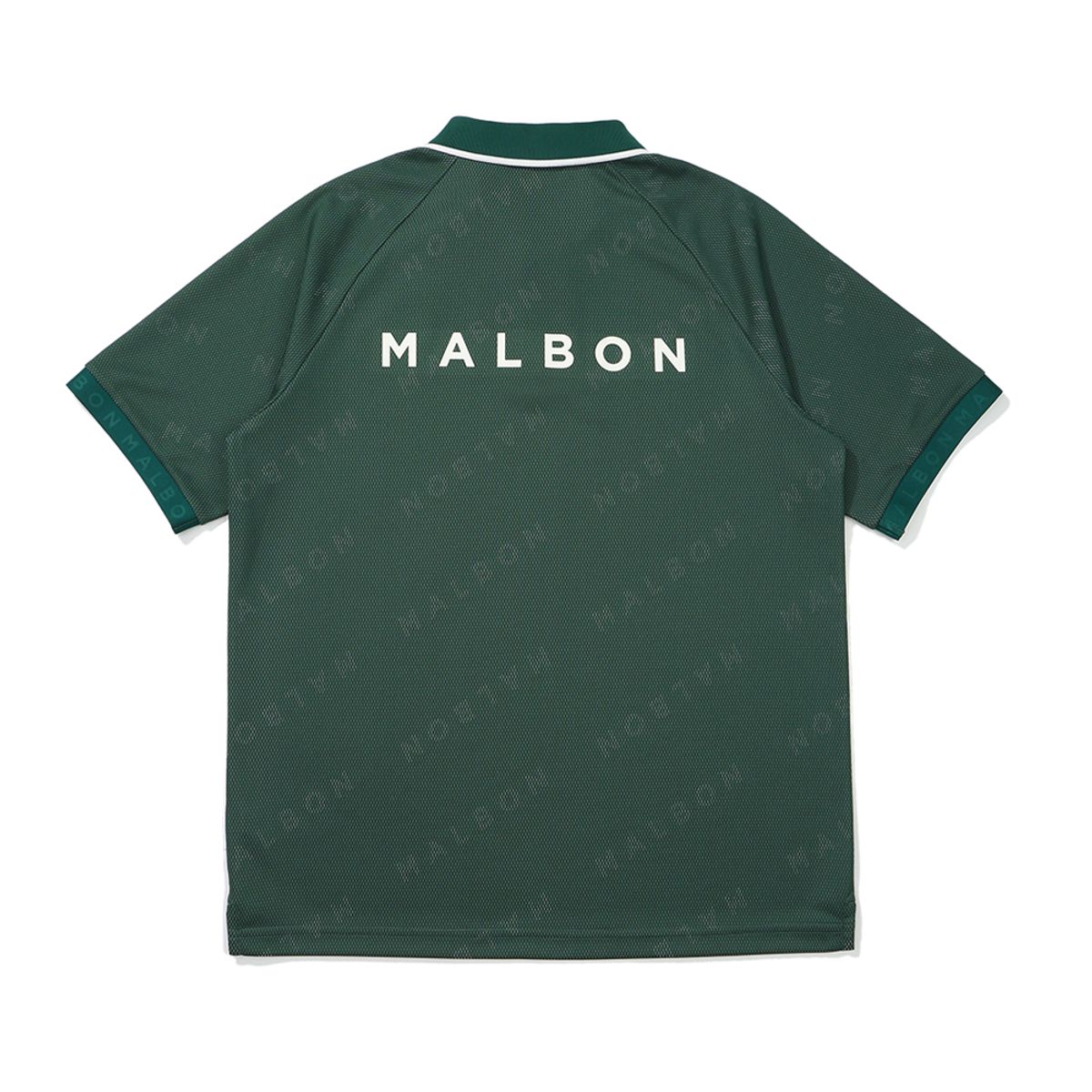 말본 골프(MALBON GOLF) 말본 자카드 폴로 티셔츠 GREEN (MAN)