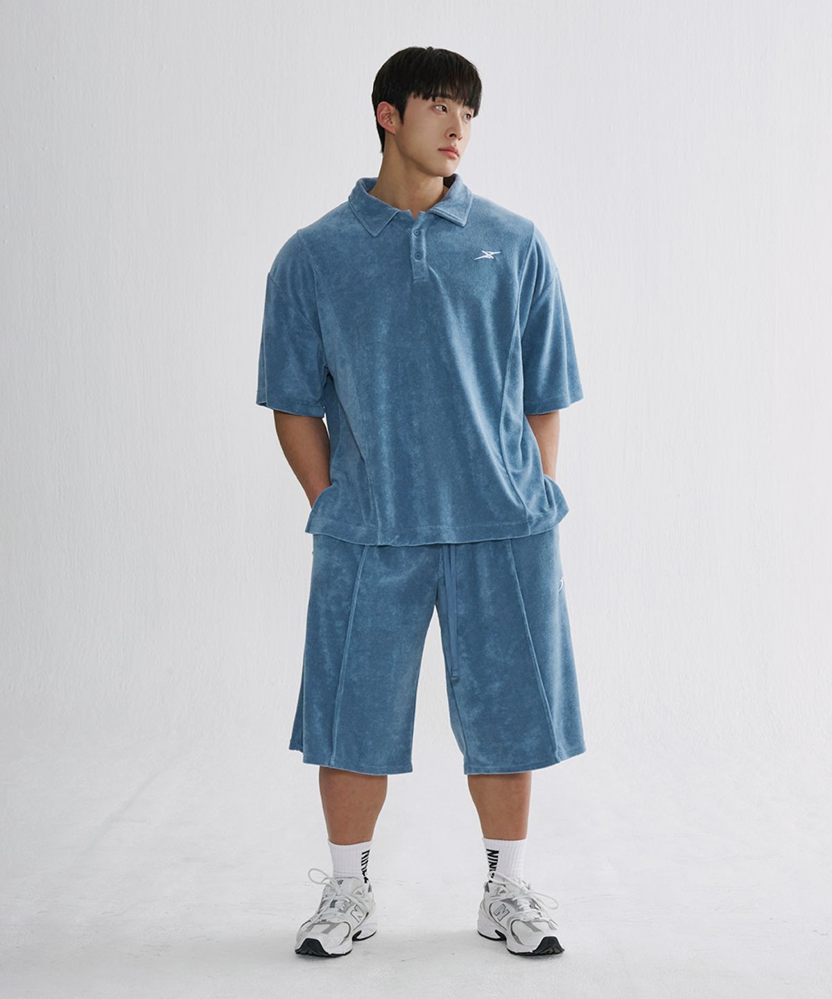 나인제트(NINEZ) 소프트 테리 오버핏 티셔츠