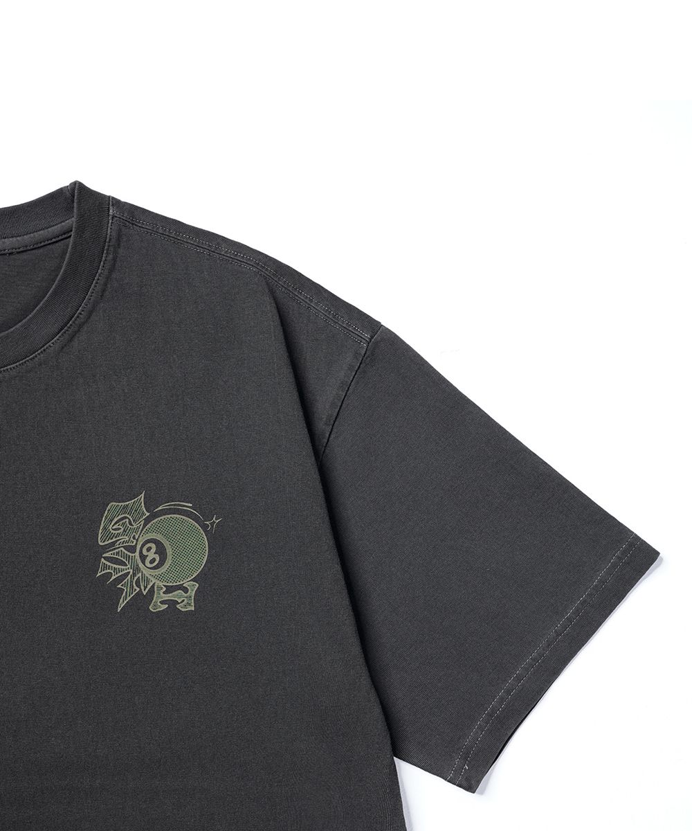 Pocket Gamer Pigment Short Sleeve T-Shirt Charcoal