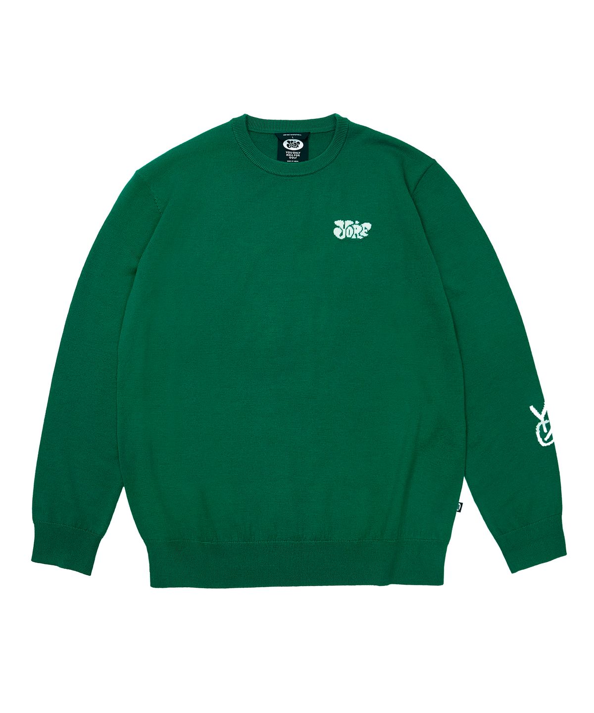 욜프(YORF) YORF KNIT CREWNECK B RABBIT GREEN