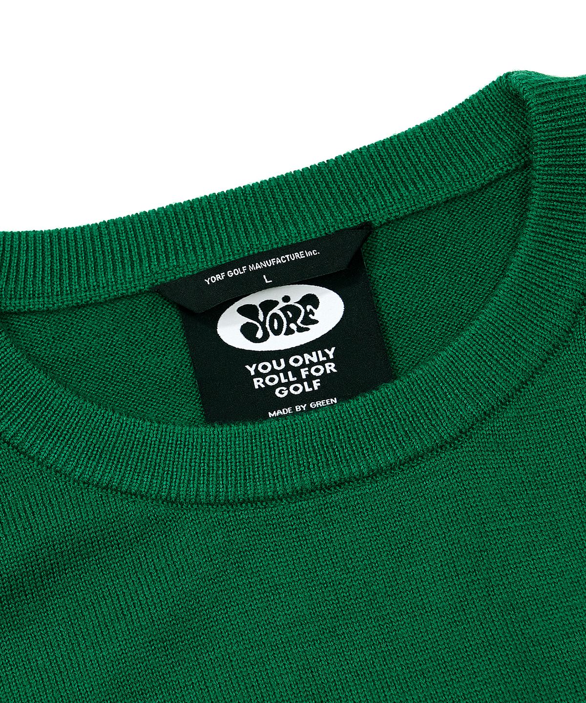 욜프(YORF) YORF KNIT CREWNECK B RABBIT GREEN