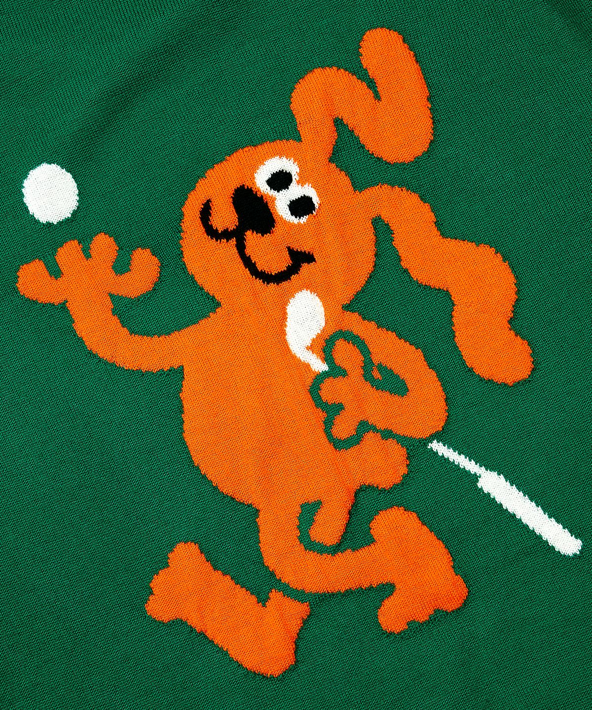 욜프(YORF) YORF KNIT CREWNECK B RABBIT GREEN