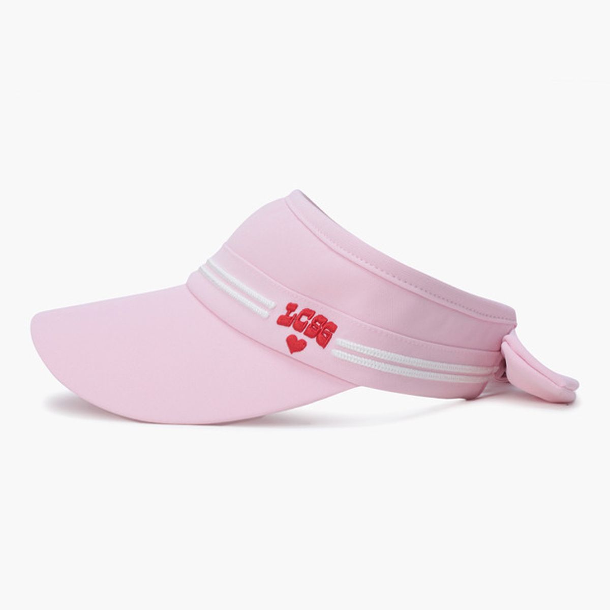 르꼬끄 골프(LECOQ GOLF) 여성 더블라인 에센셜 선바이저 (GQ222LSV41)