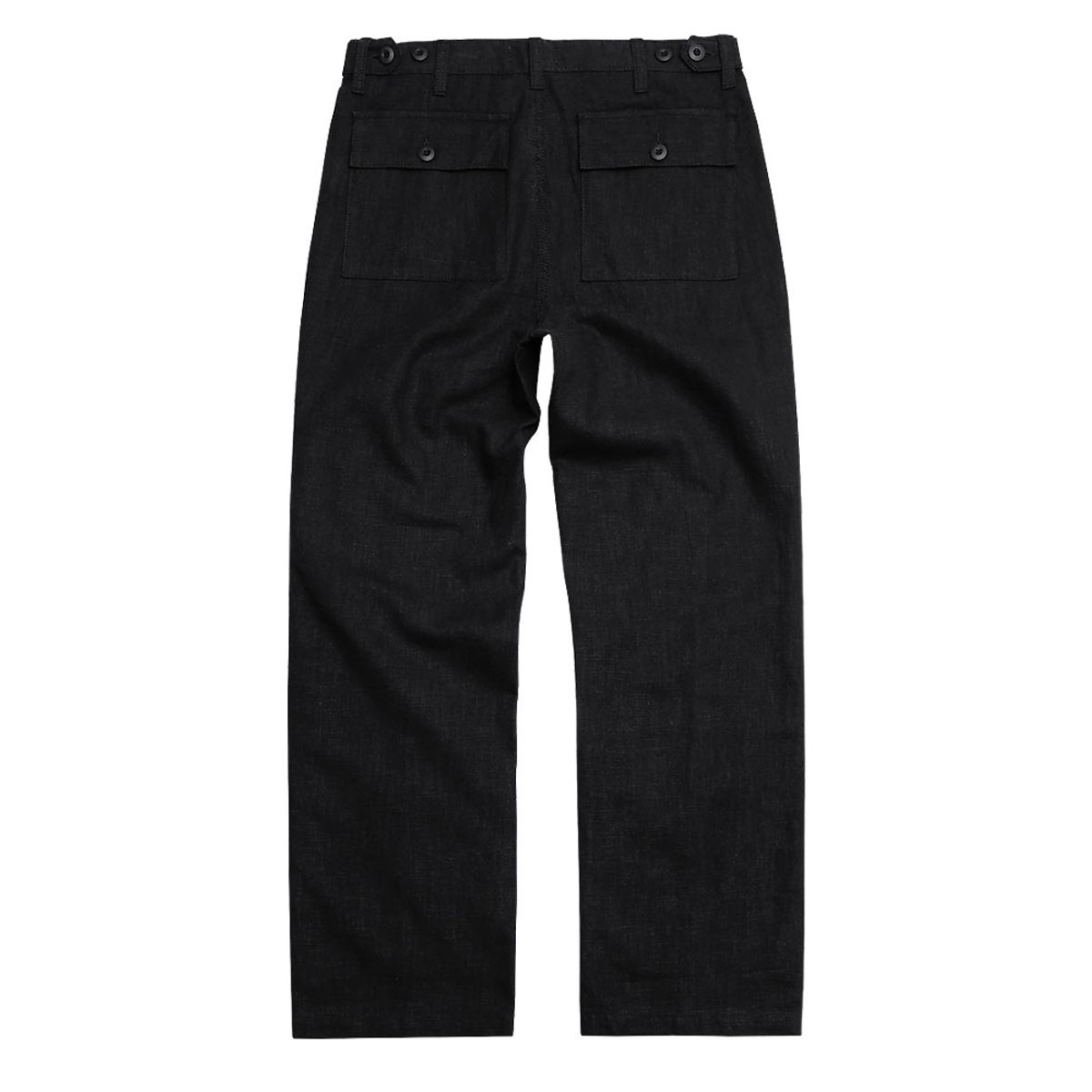솔티(SORTIE) Utility Linen Fatigue Pants (Black)