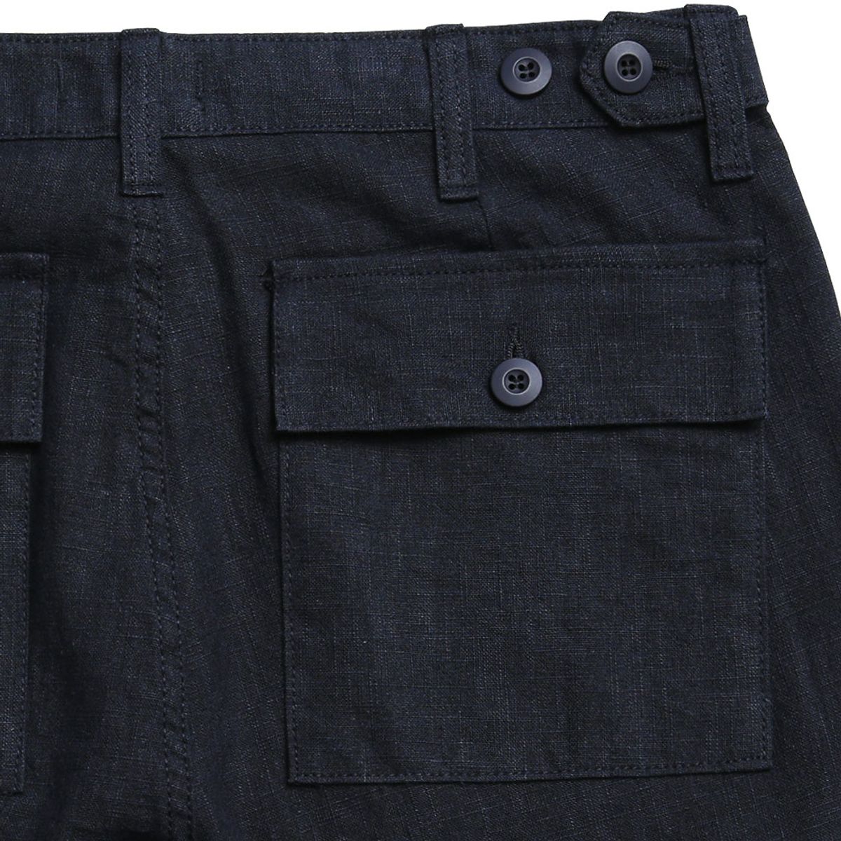 솔티(SORTIE) Utility Linen Fatigue Pants (Navy)