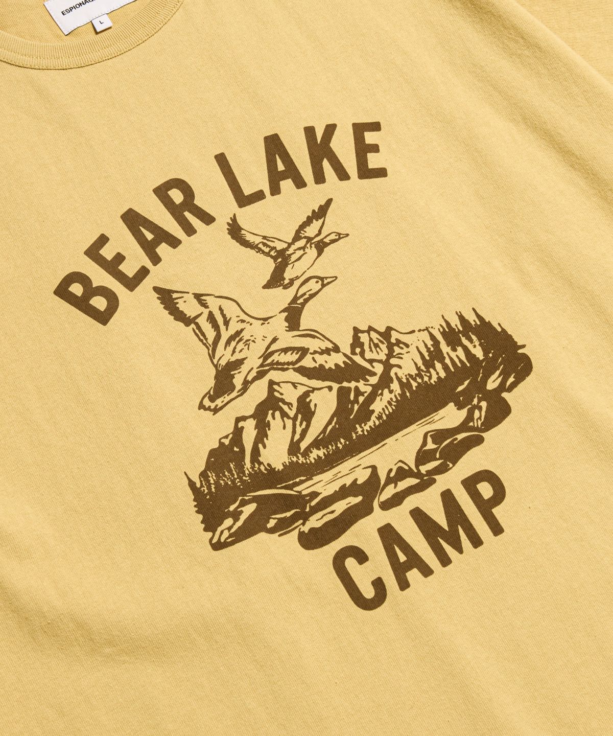 에스피오나지(ESPIONAGE) Duck Camp Heavyweight Tee Vintage Yellow