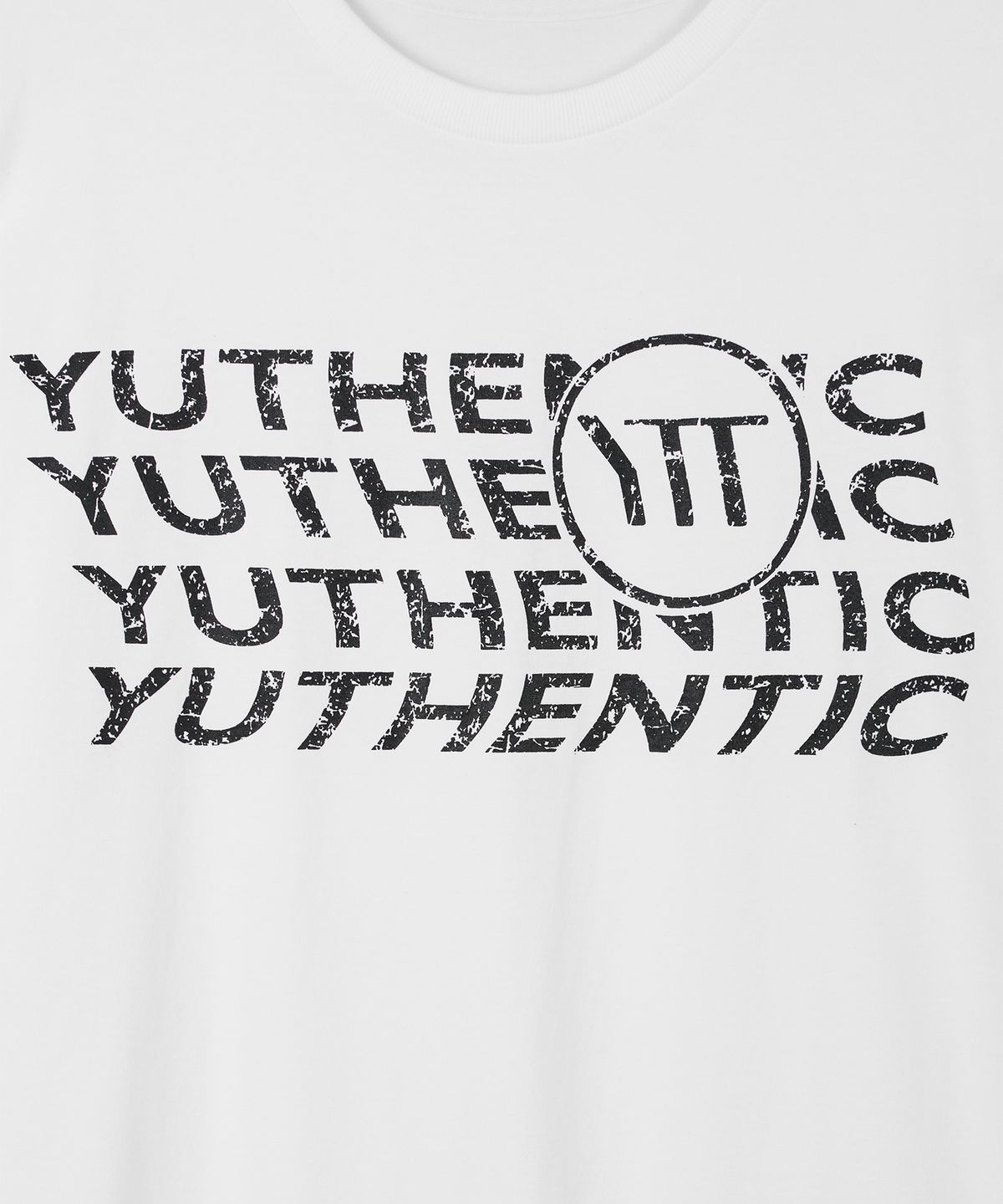 유센틱(YUTHENTIC) SIGNATURE 티셔츠 화이트 AW5ME44101