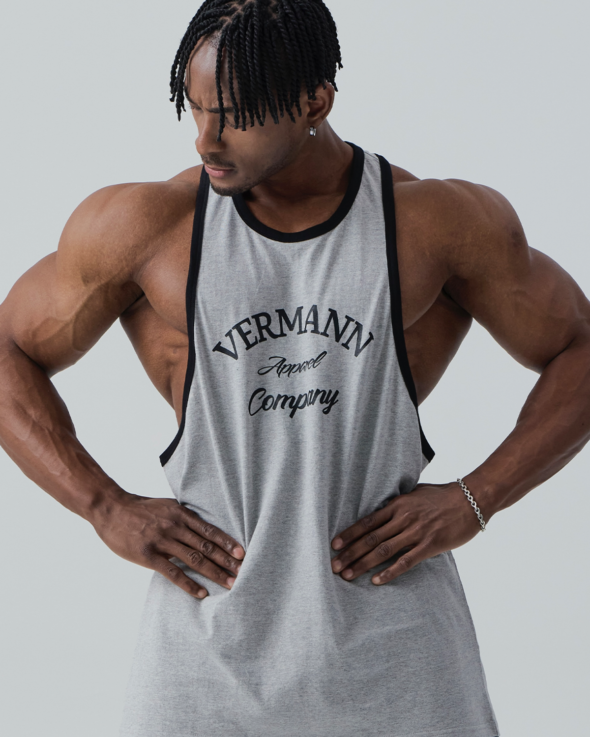 베르만 어패럴(VERMANN APPAREL) 컴퍼니 딥컷 나시 3colors