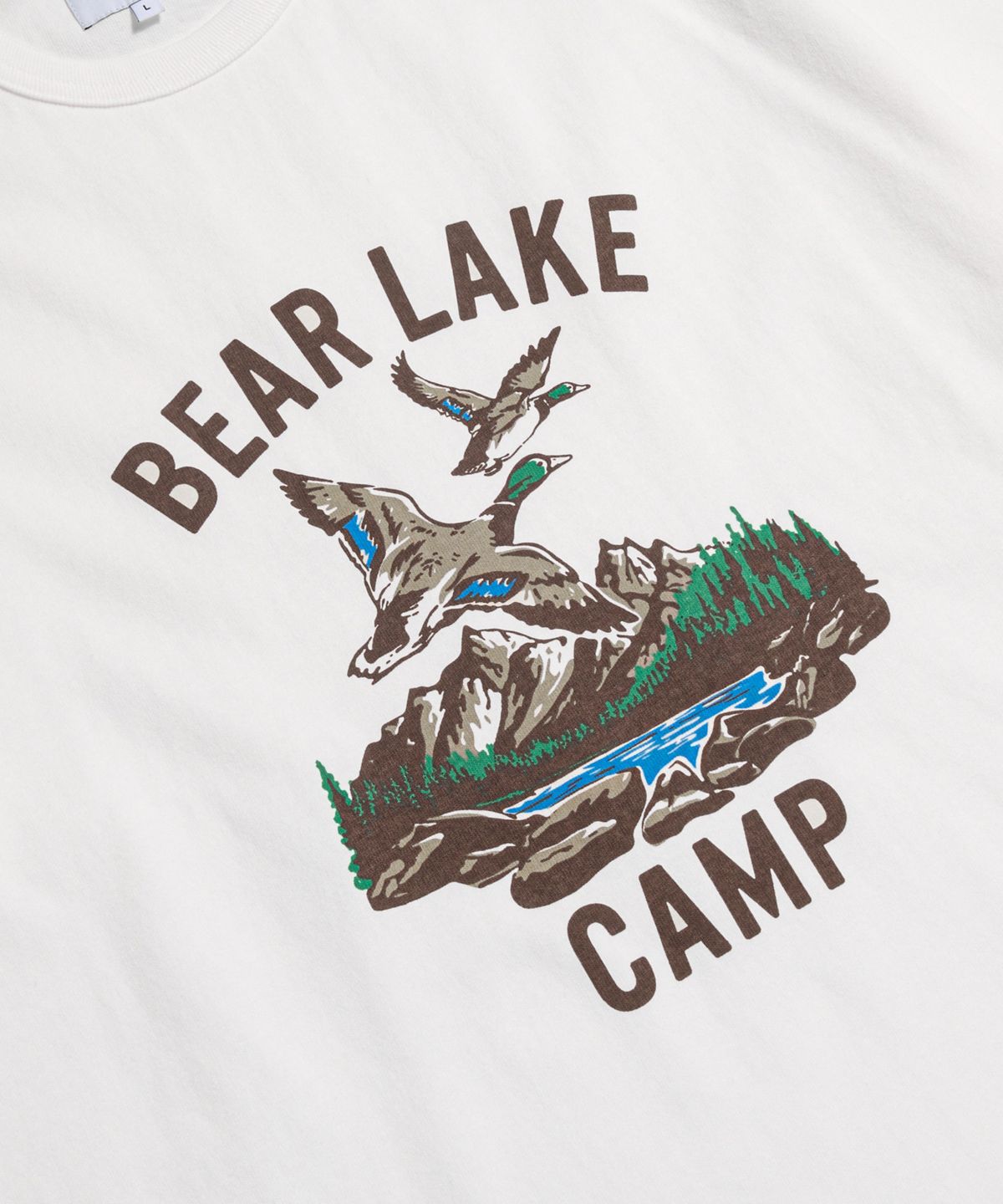 에스피오나지(ESPIONAGE) Duck Camp Heavyweight Tee Off White