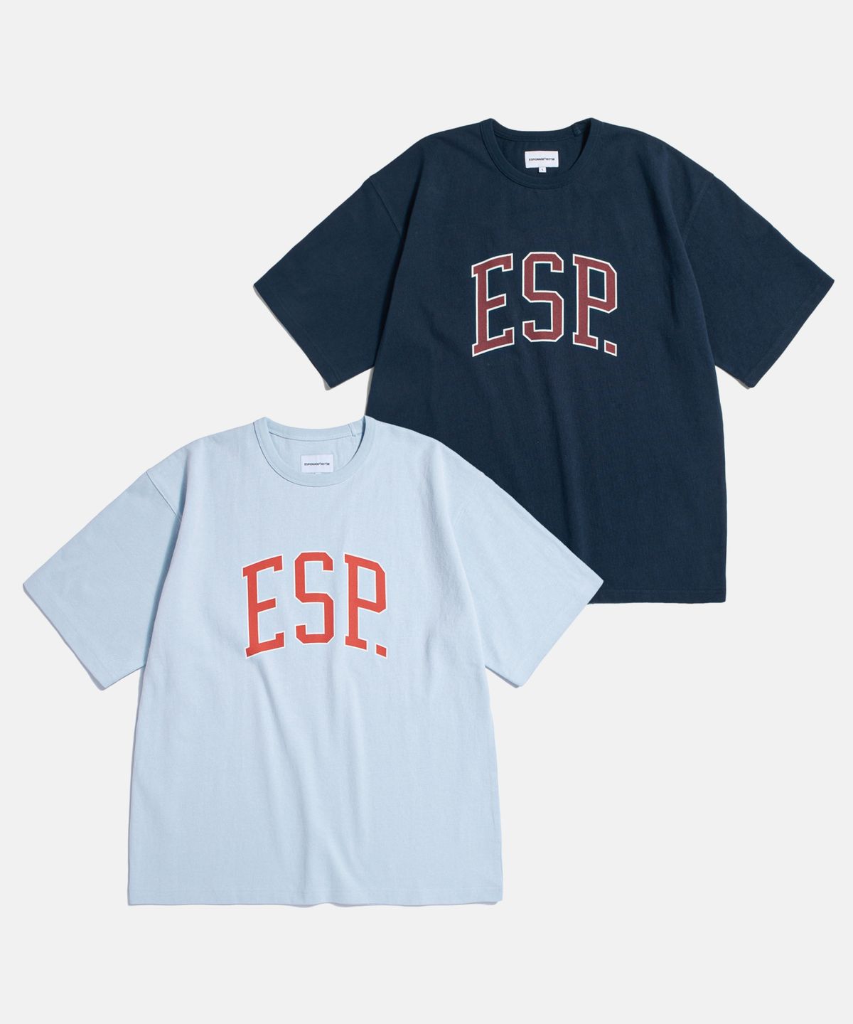 에스피오나지(ESPIONAGE) ESP.College Logo Heavyweight Tee Navy