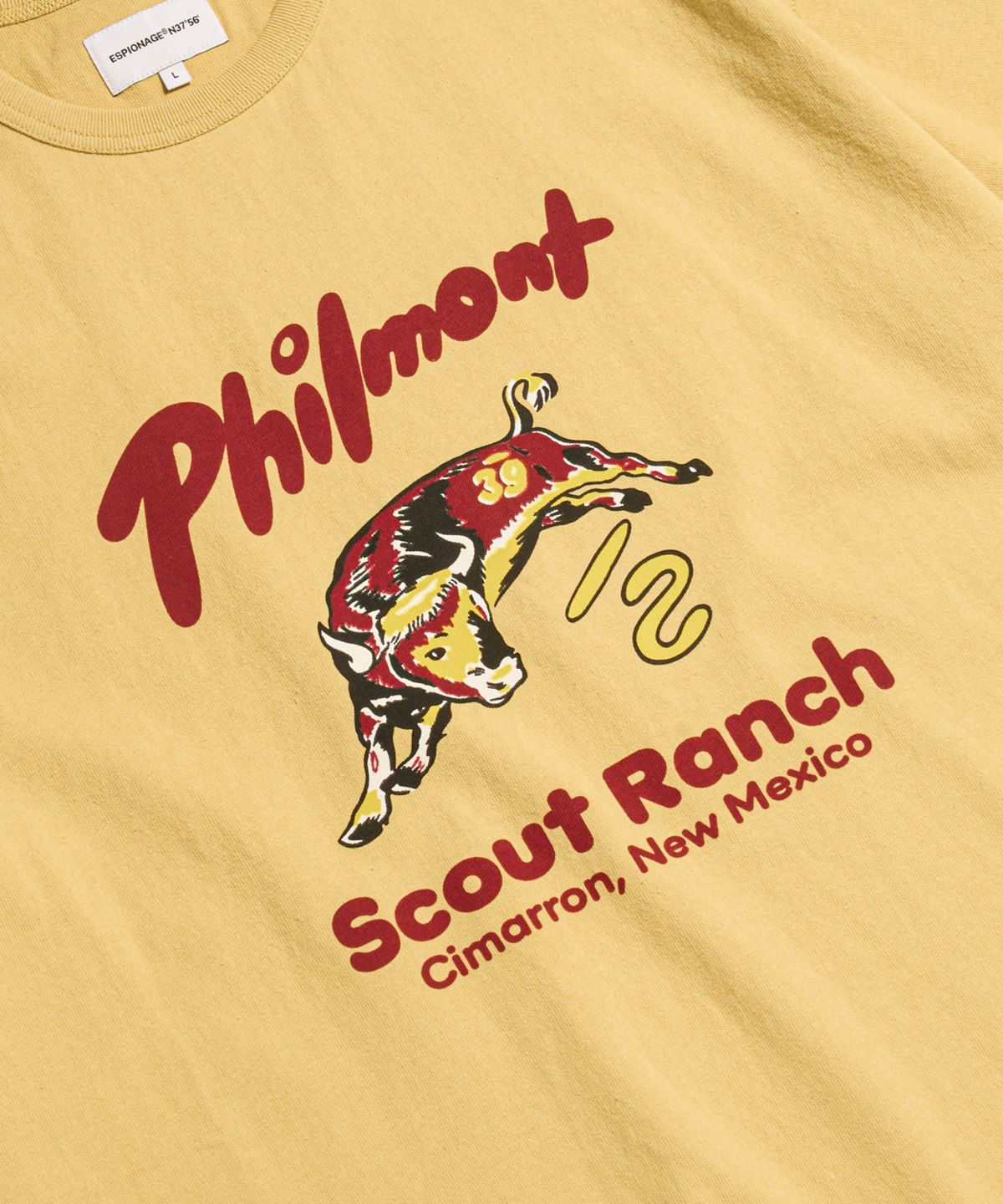 에스피오나지(ESPIONAGE) Philmont SR Heavyweight Tee Vintage Yellow