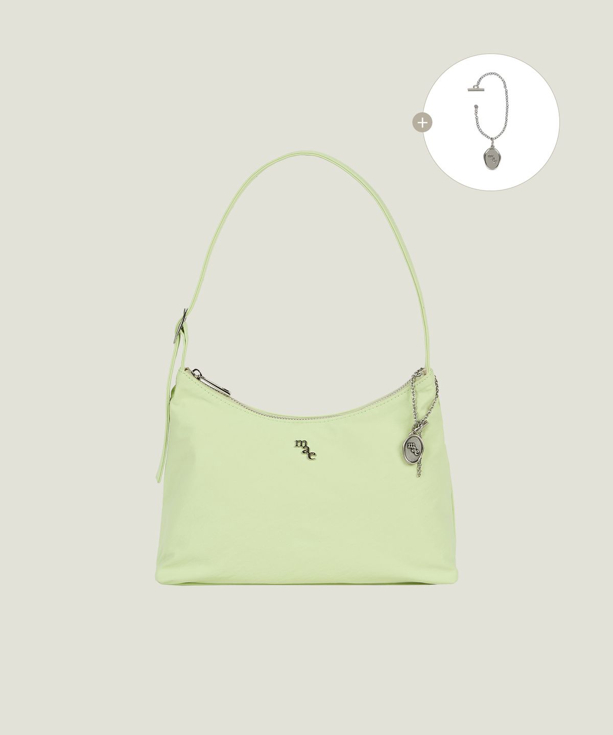 무쿠앤에보니(MUCU AND EBONY) Floaty Bag _ Apple Mint
