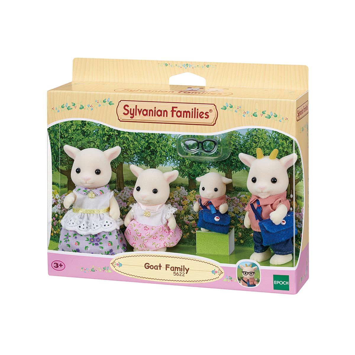 실바니안 패밀리(SYLVANIAN FAMILIES) 5761-비밀 숲속의 폭포 탐험 세트+5622-염소 가족