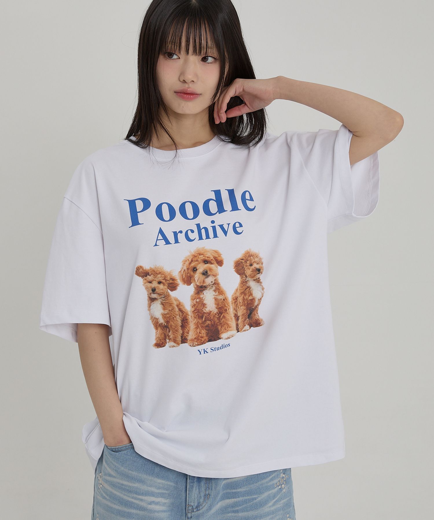 MUSINSA公式 | WAI KEI プードルアーカイブ半袖Tシャツ