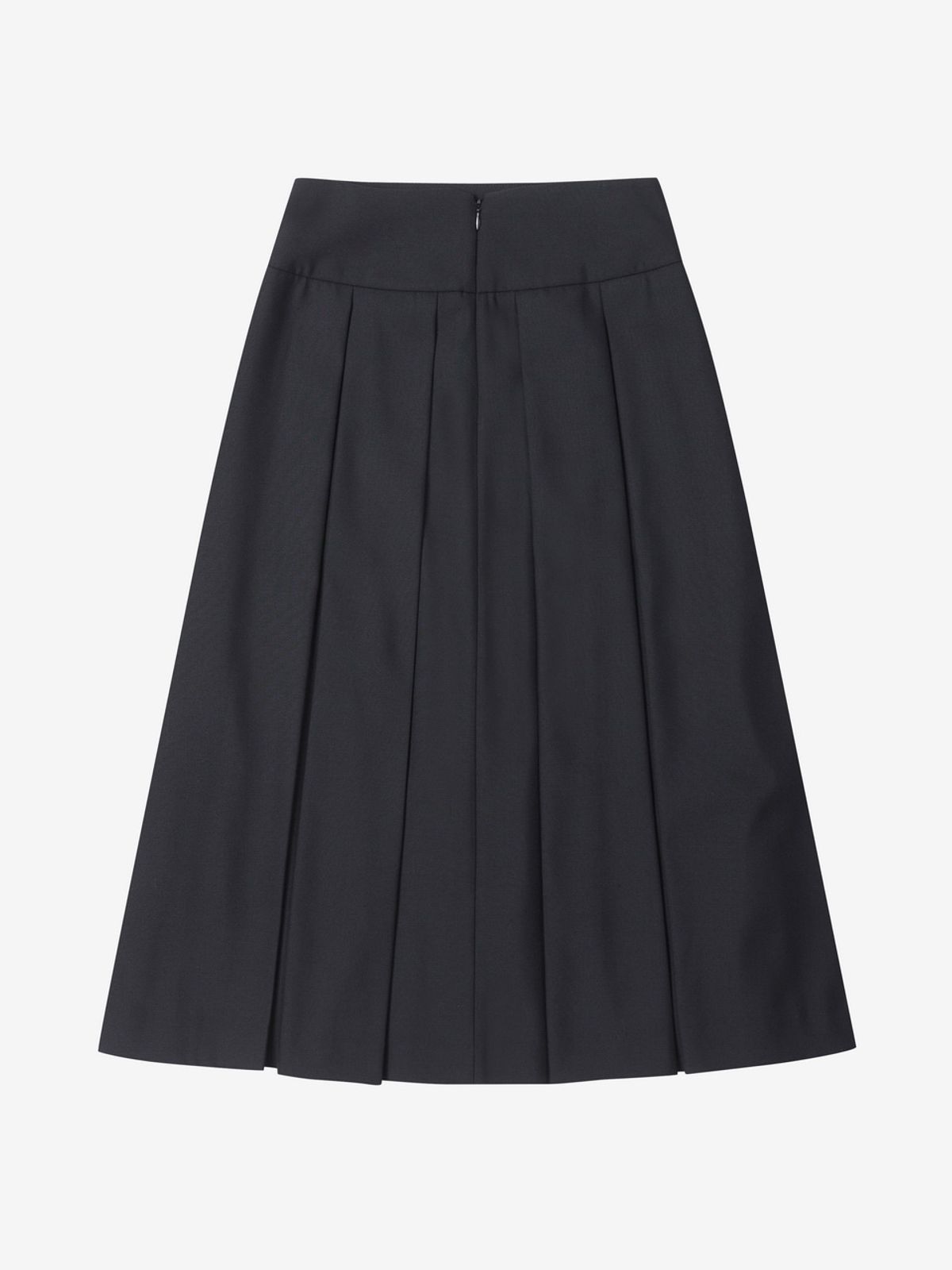 엘유브이엠(LUVM) PLEATED LONG SKIRT_BLACK