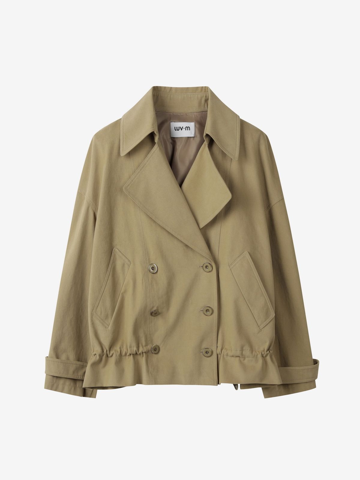엘유브이엠(LUVM) STRING SHORT TRENCH_CAMEL
