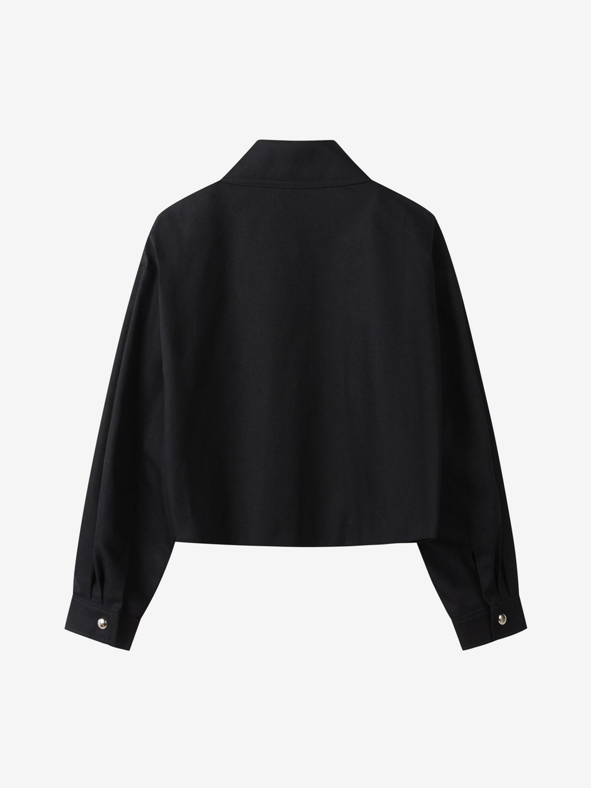엘유브이엠(LUVM) COTTON CROPPED JACKET_BLACK