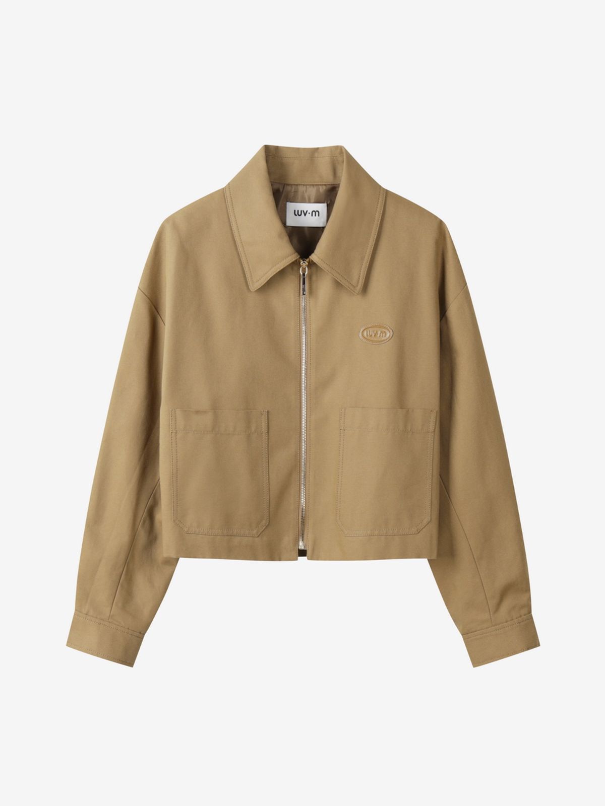엘유브이엠(LUVM) COTTON CROPPED JACKET_CAMEL