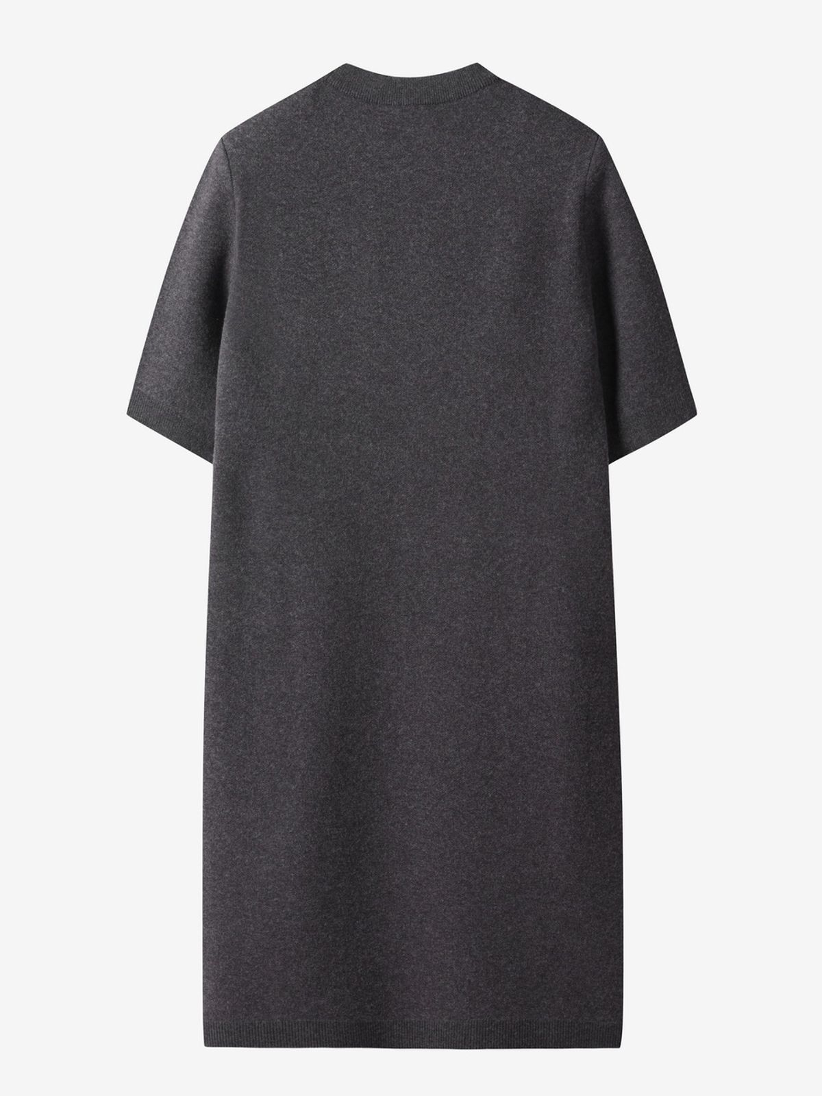 엘유브이엠(LUVM) WOOL KNIT DRESS_CHARCOAL GRAY