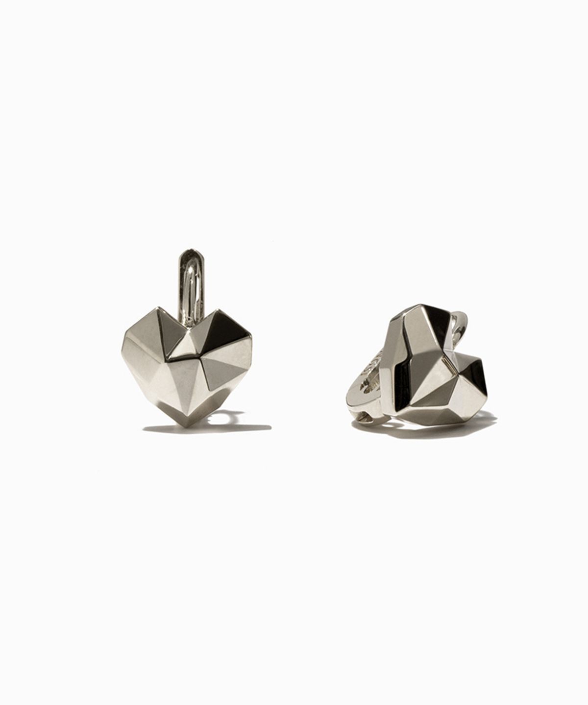 찰랑시(CHALANGSI) 각하트 멀티 원터치 귀걸이 925 Silver