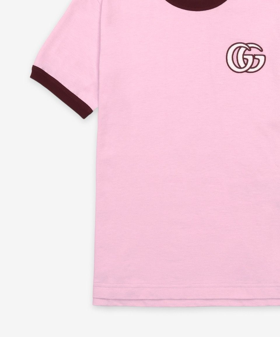 う*み様 GUCCI ハート ローズ スタッズ Tシャツ MUSINSA | GUCCI Embroidered Cotton Jersey Short Sleeve T-Shirt