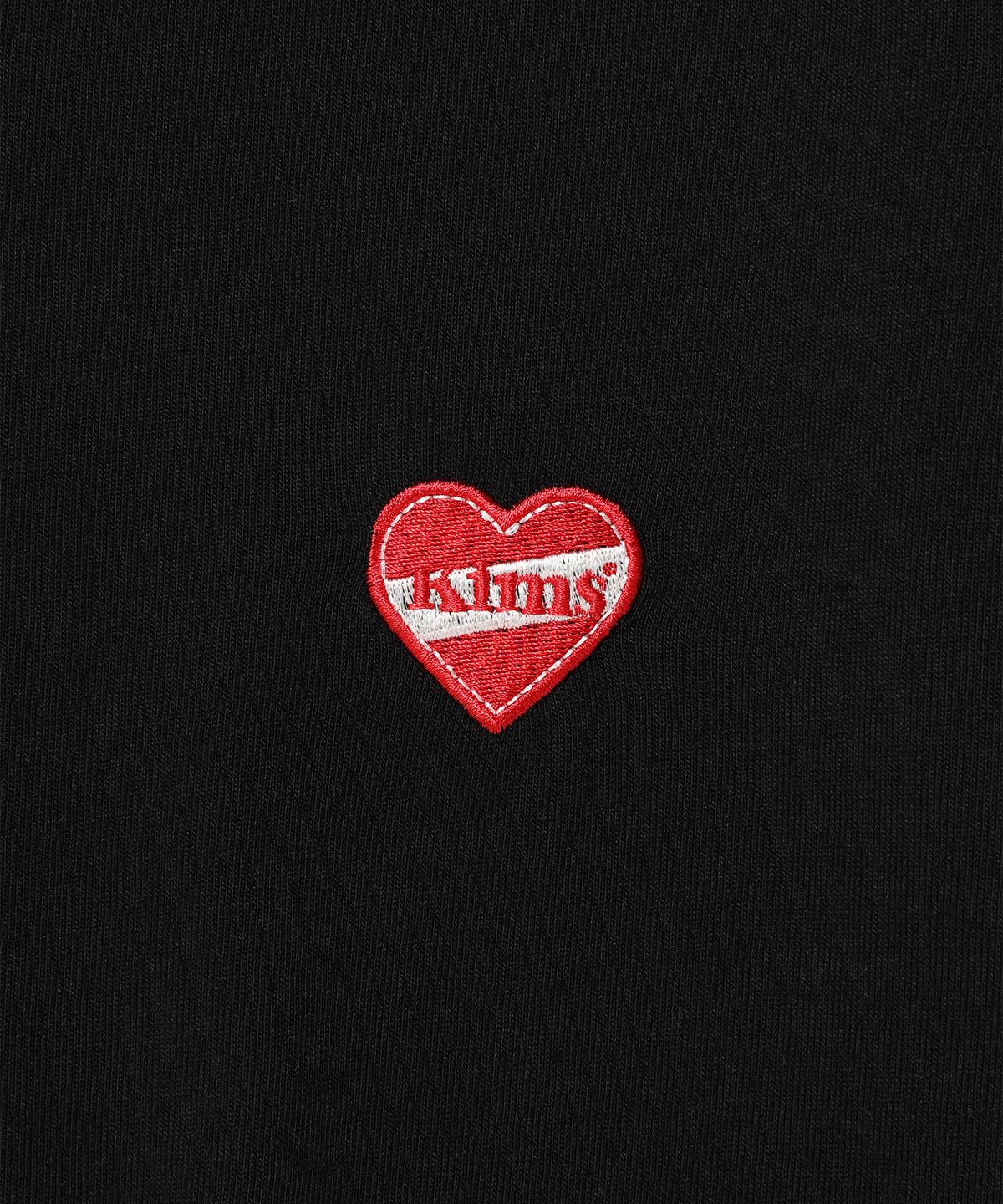 킴스 프레시 코튼 마켓(KIMS FRESH COTTON MARKET) (Unisex) Kims Heart Symbol Tee Black