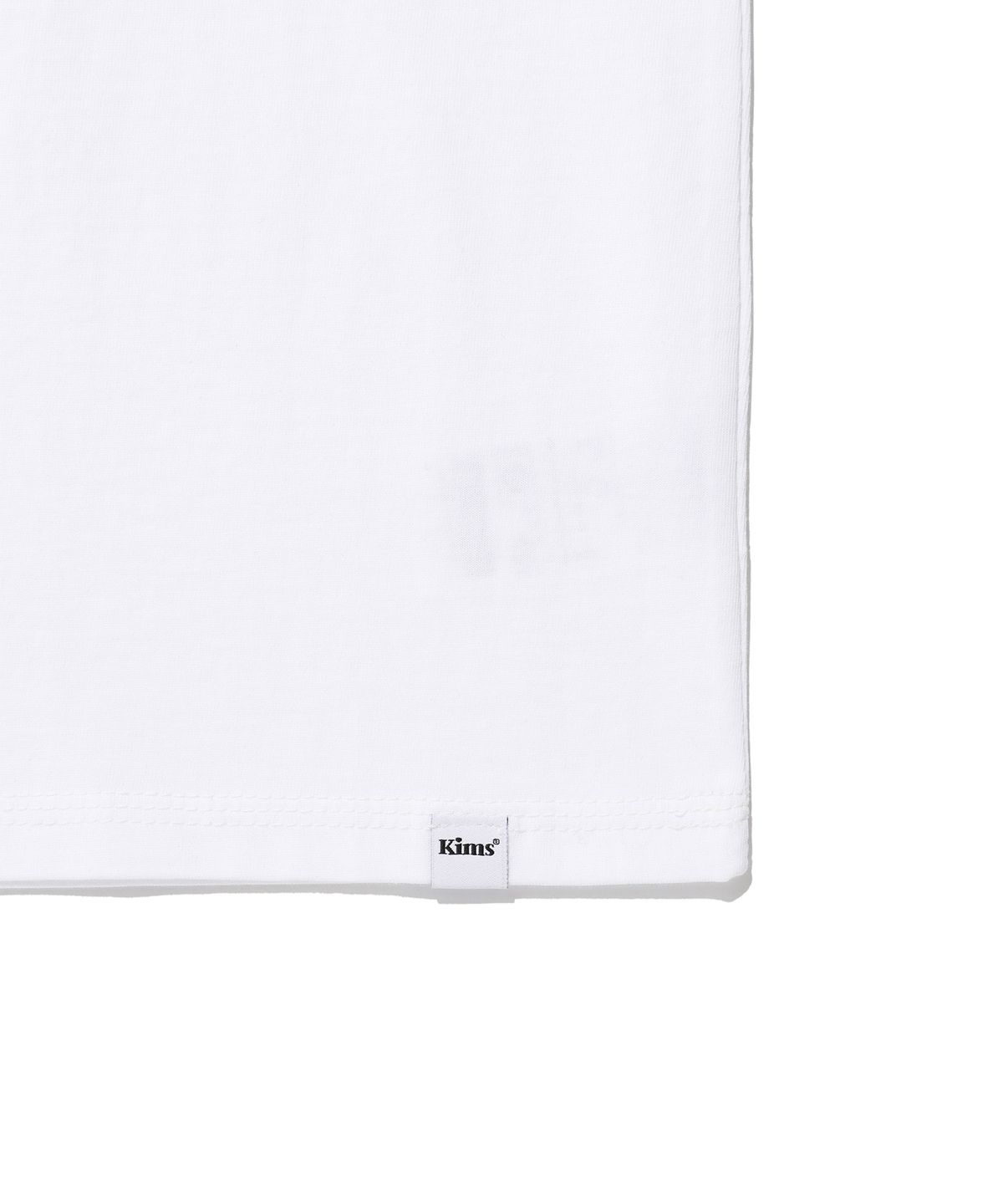 킴스 프레시 코튼 마켓(KIMS FRESH COTTON MARKET) Head Flower Garden Cat Tee White