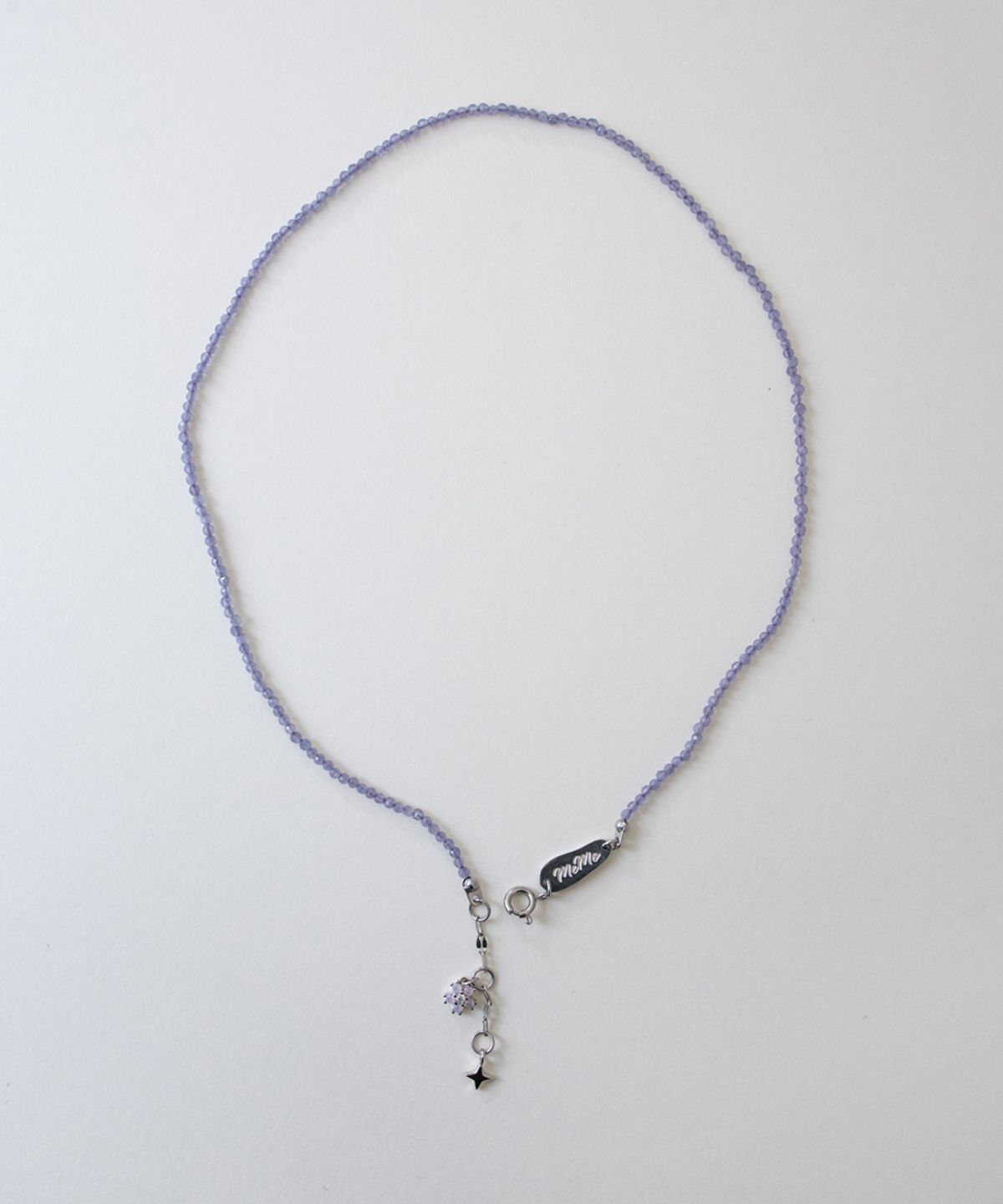 메리모티브(MERRYMOTIVE) Lavender and drop pendant necklace