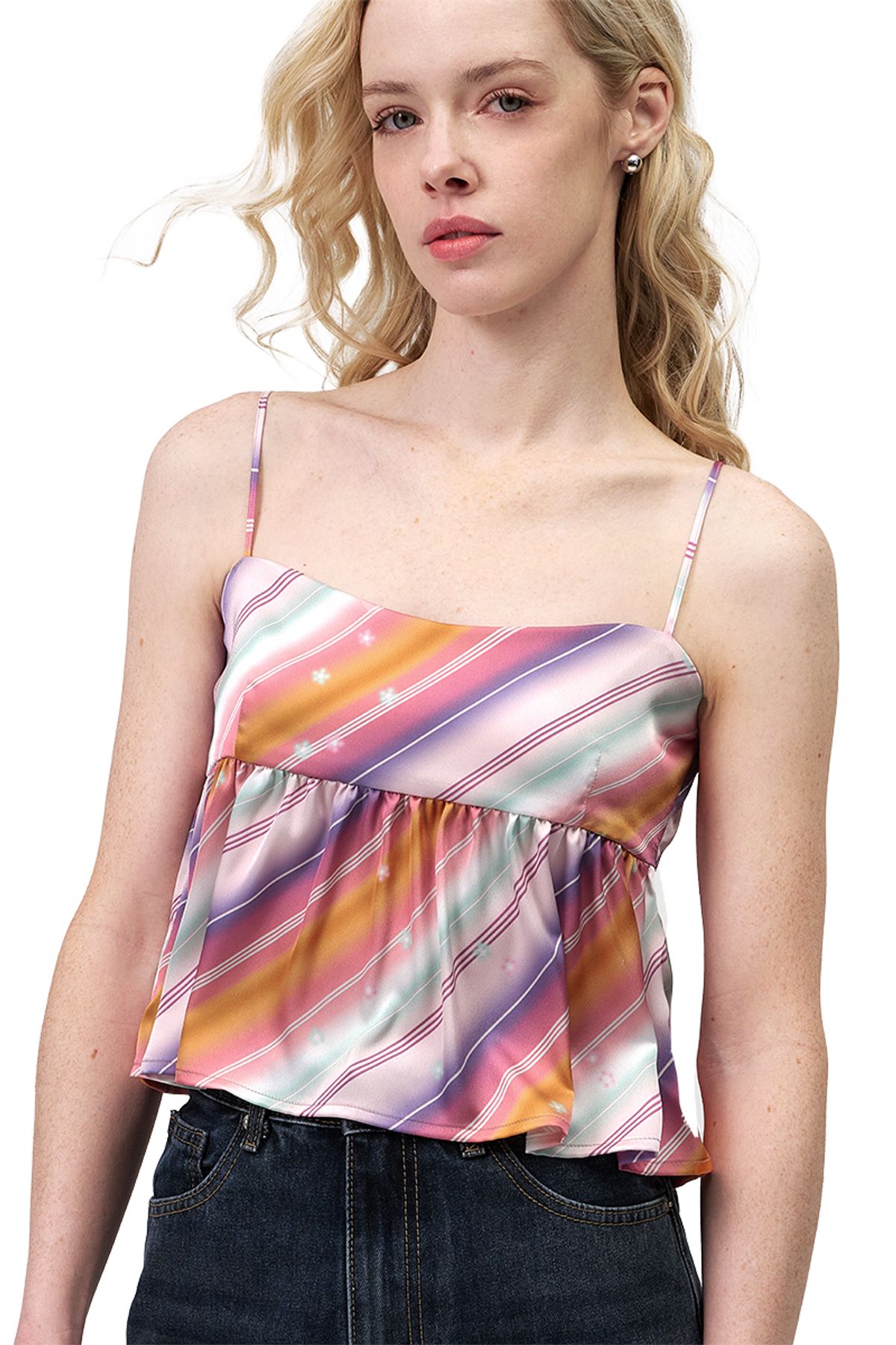 신스레터스(SHINS LETTERS) Mystic Stripes Top