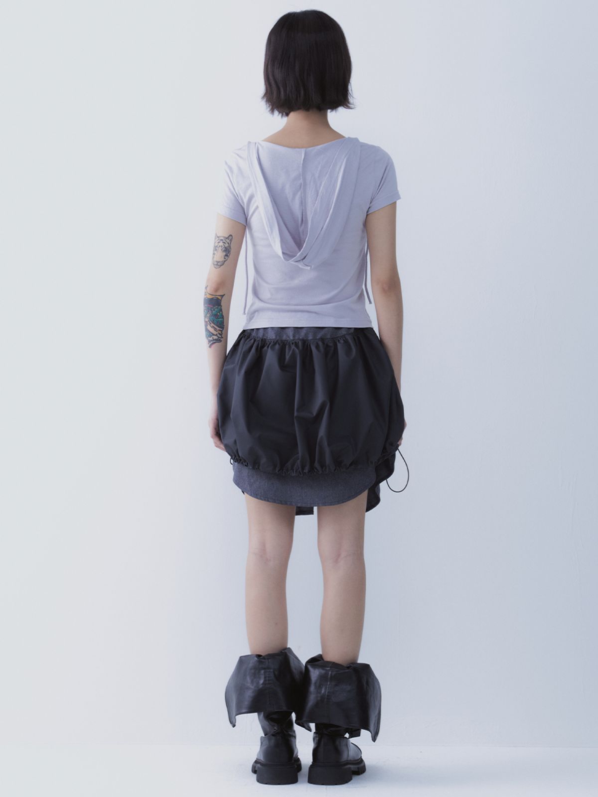 쎄쎄쎄(SETSETSET) LUNA VEIL HOODIE T-SHIRTS LAVENDER