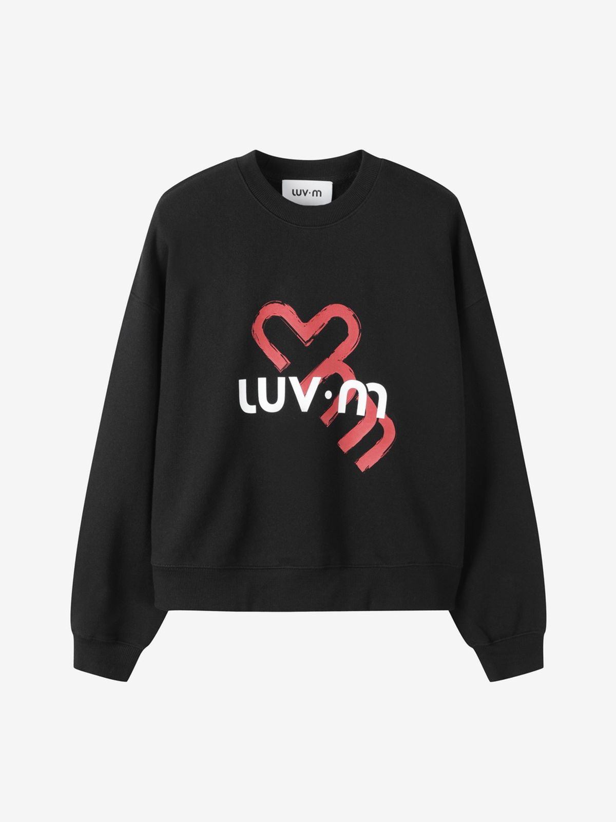 엘유브이엠(LUVM) LOGO SWEATSHIRT_BLACK