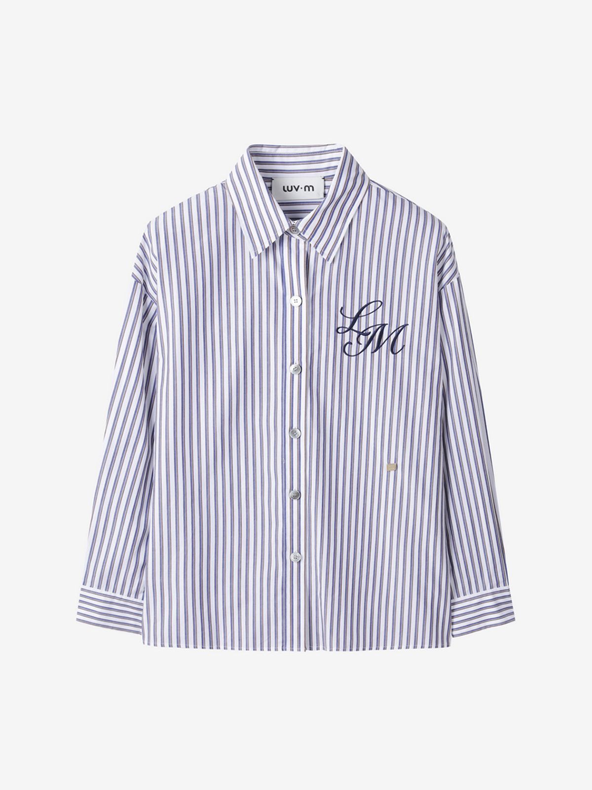 엘유브이엠(LUVM) LOGO COTTON SHIRTS_STRIPED