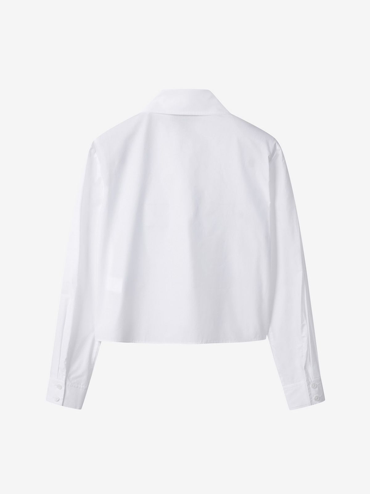 엘유브이엠(LUVM) COTTON CROP SHIRTS_WHITE