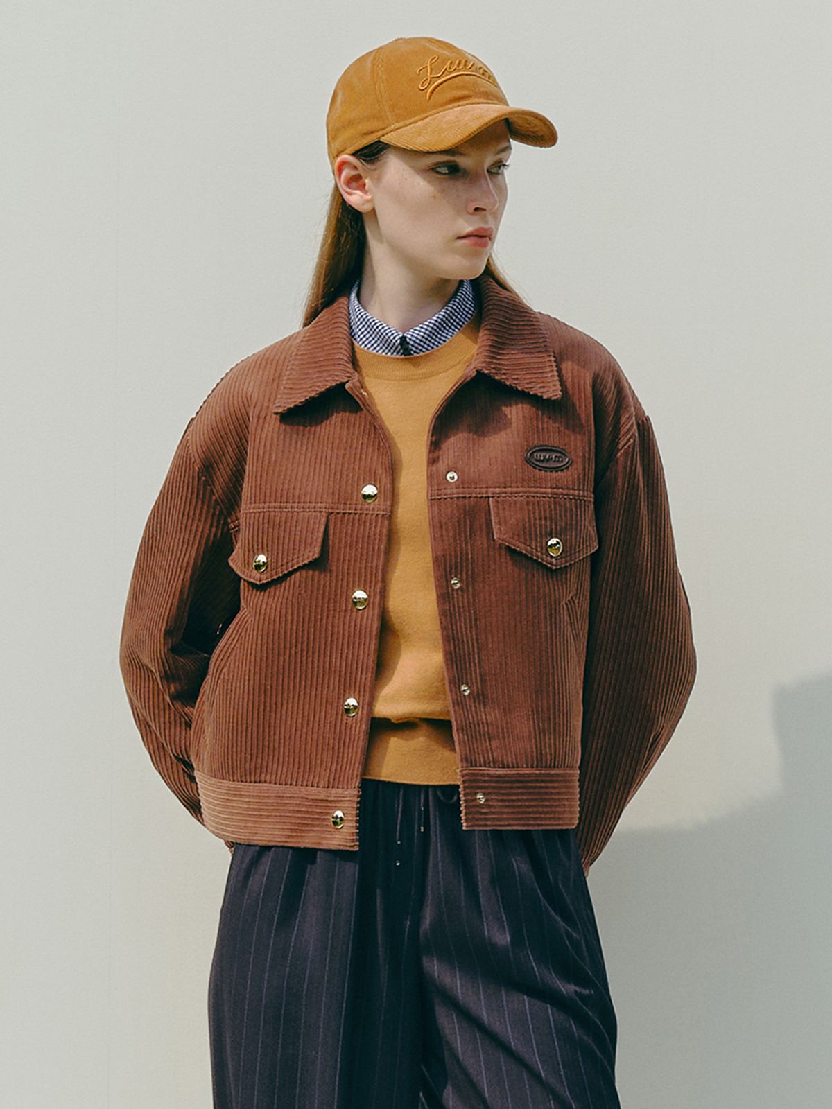 엘유브이엠(LUVM) COTTON JUMPER_BROWN