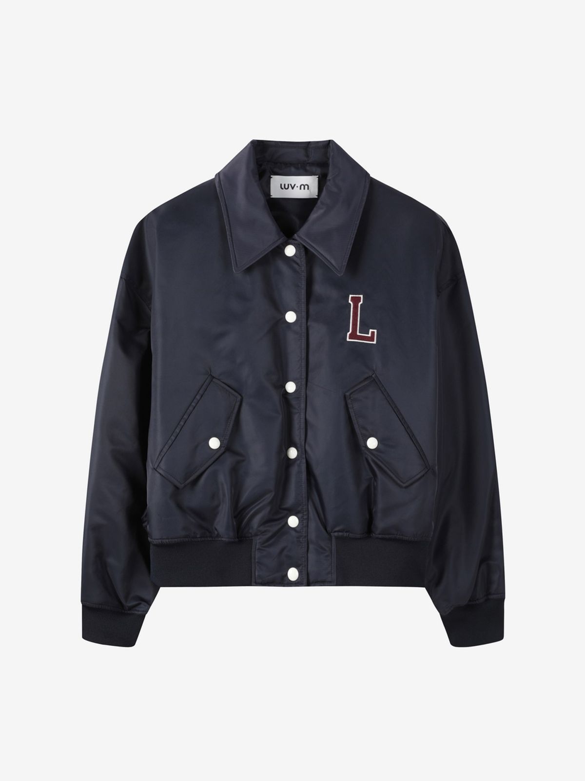 엘유브이엠(LUVM) LOGO STADIUM JUMPER_NAVY