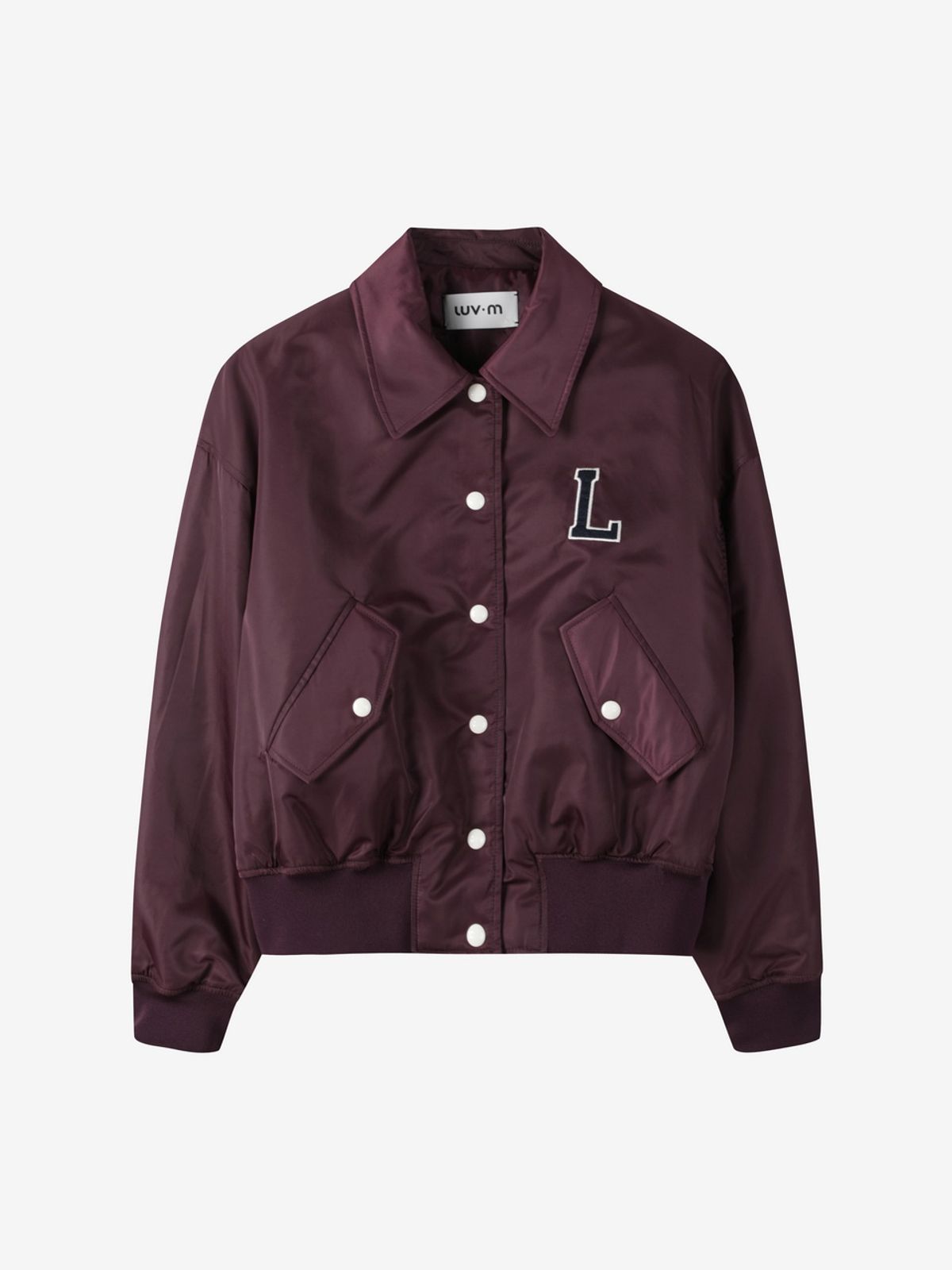 엘유브이엠(LUVM) LOGO STADIUM JUMPER_WINE