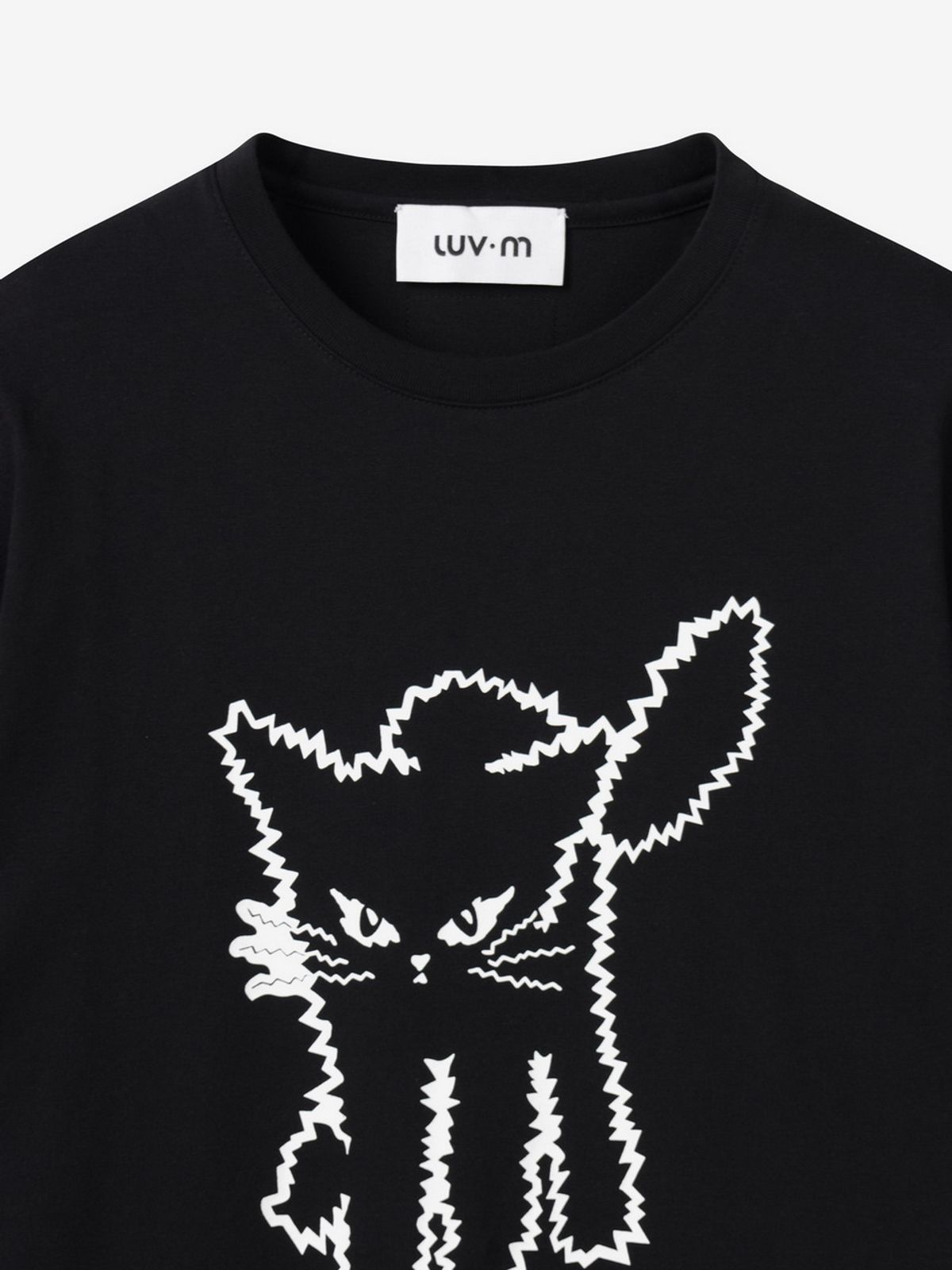 엘유브이엠(LUVM) LUVMITCHI T-SHIRT_BLACK