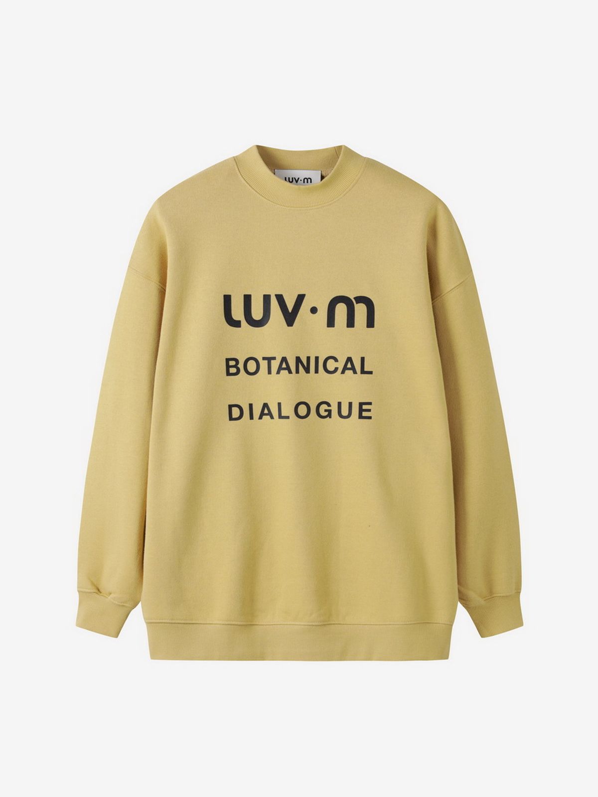 엘유브이엠(LUVM) LUV.M SIMBOLIZE SWEATSHIRT_MUSTARD