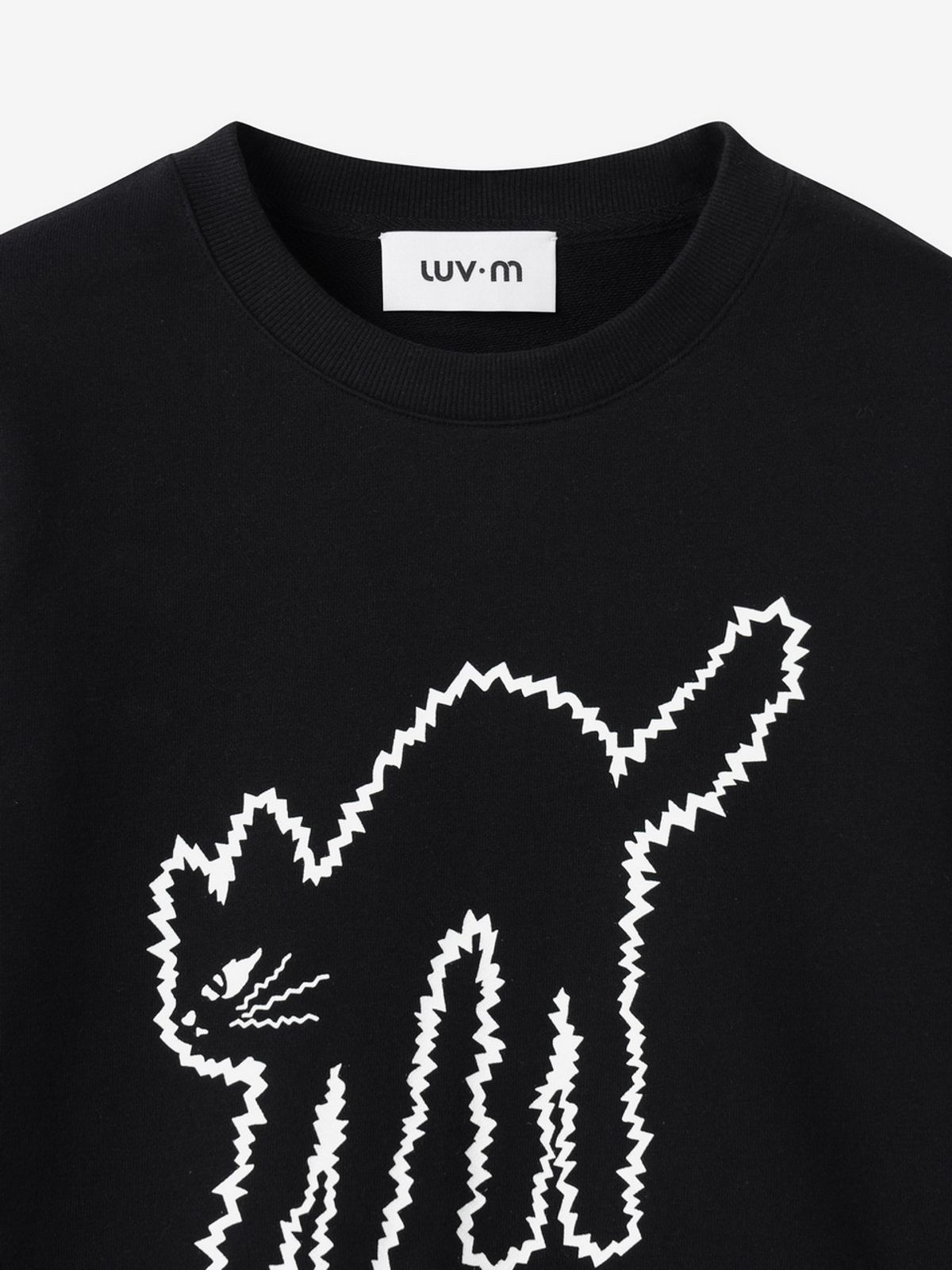엘유브이엠(LUVM) LUVMITCHI SWEATSHIRT UNISEX_BLACK