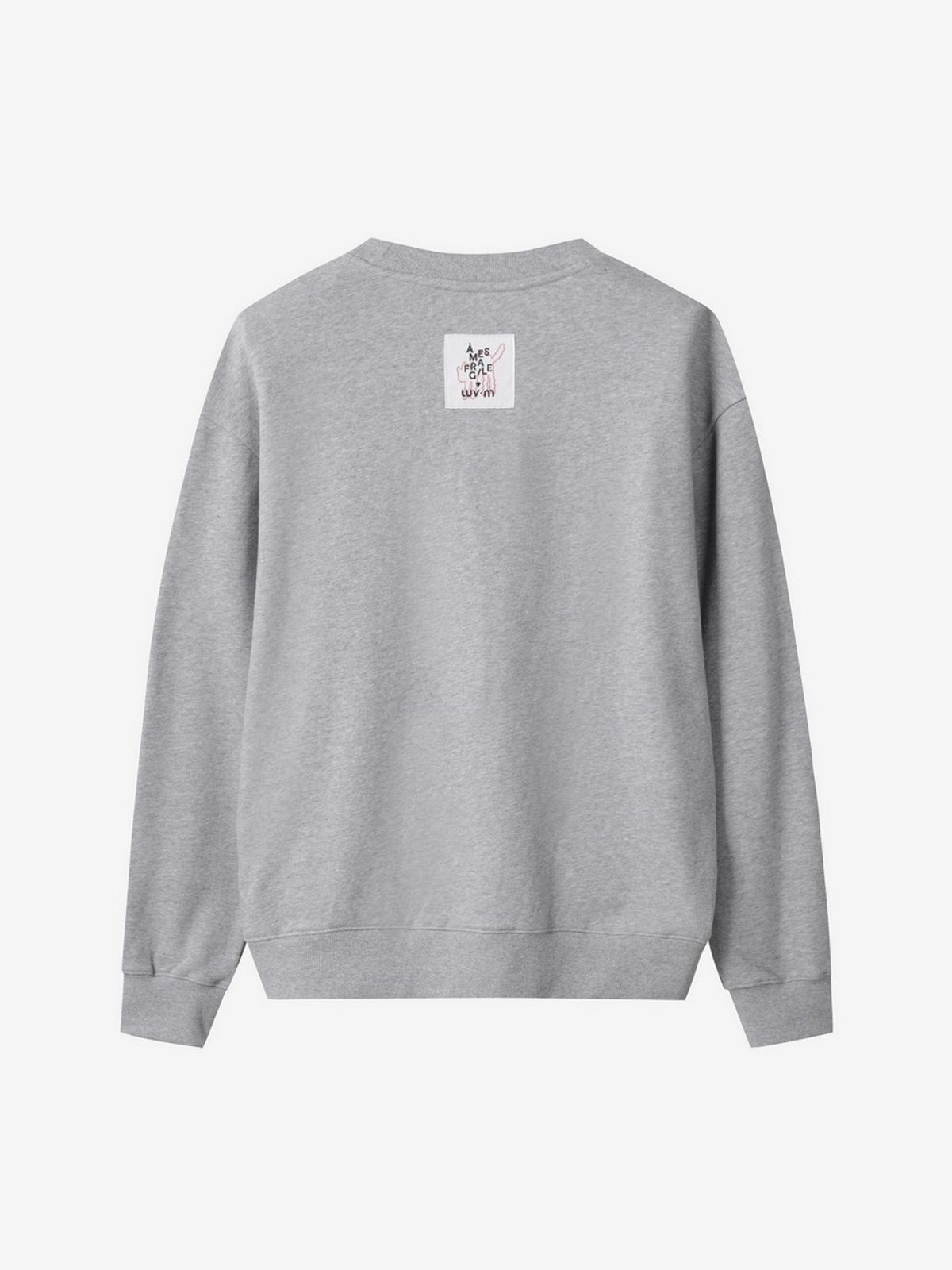 엘유브이엠(LUVM) LUVMITCHI SWEATSHIRT UNISEX_MELANGE GRAY