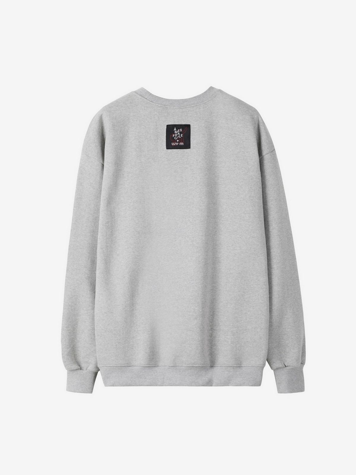 엘유브이엠(LUVM) LUVMITCHI SWEATSHIRT_MELANGE GRAY