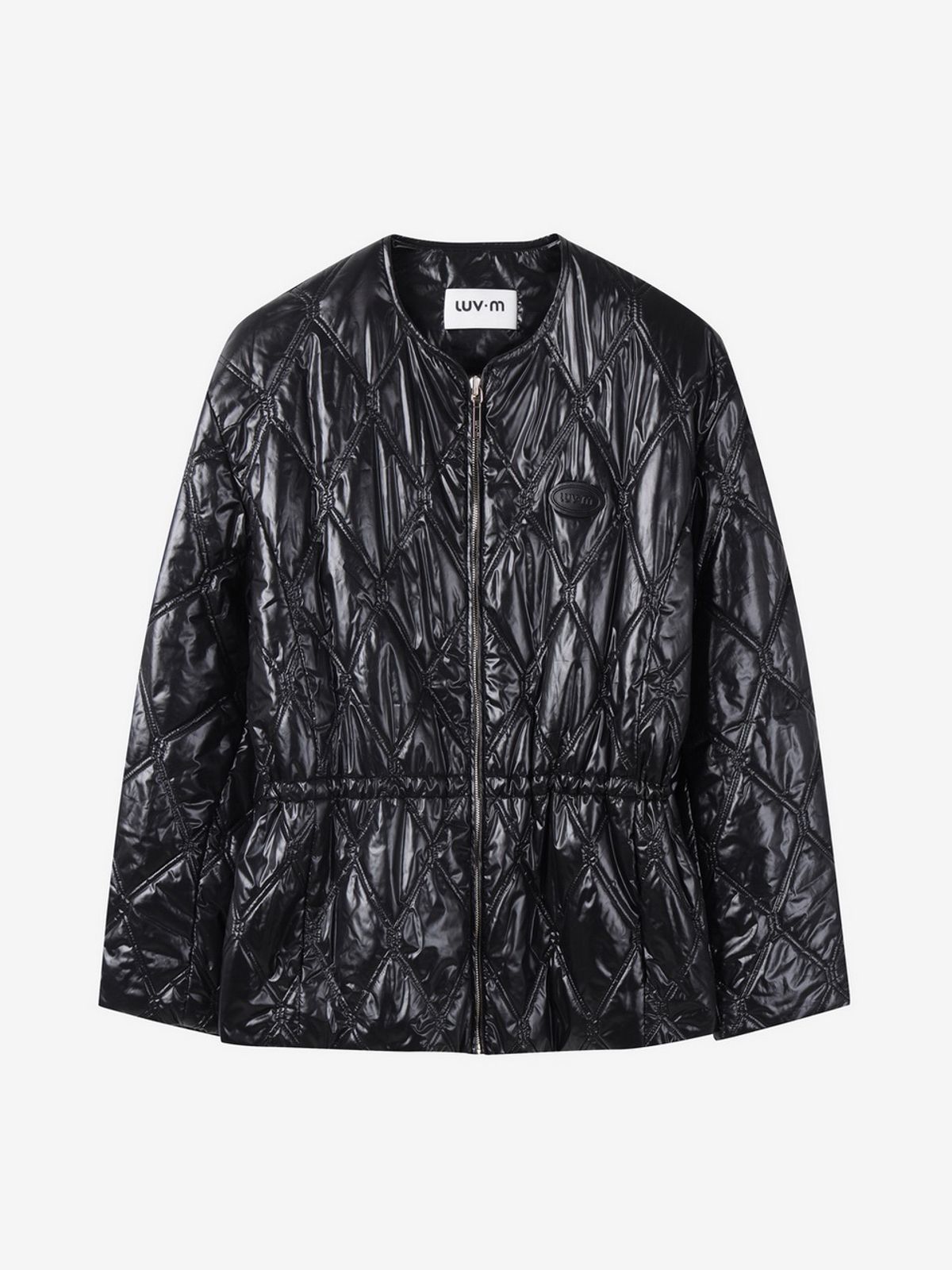 엘유브이엠(LUVM) CURVY ZIP-UP JACKET_BLACK